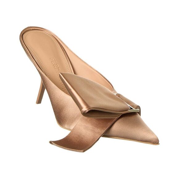 Ferragamo Shoes - Ferragamo Asymmetric Bow Satin Pump, Pink
